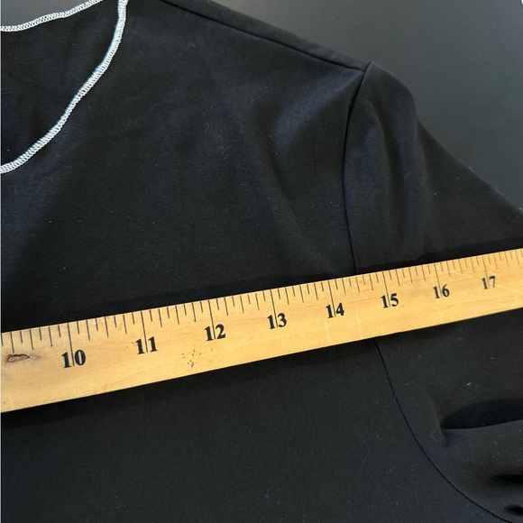 SHEIN Curve Black Bodycon Dress Women’s Plus Size 1XL – Short Sleeve Casual - Picture 7 of 11